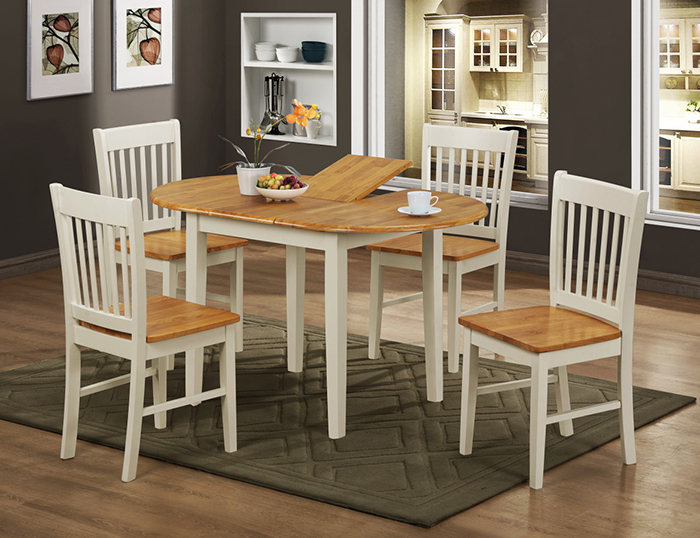 Stacey White Dining Set